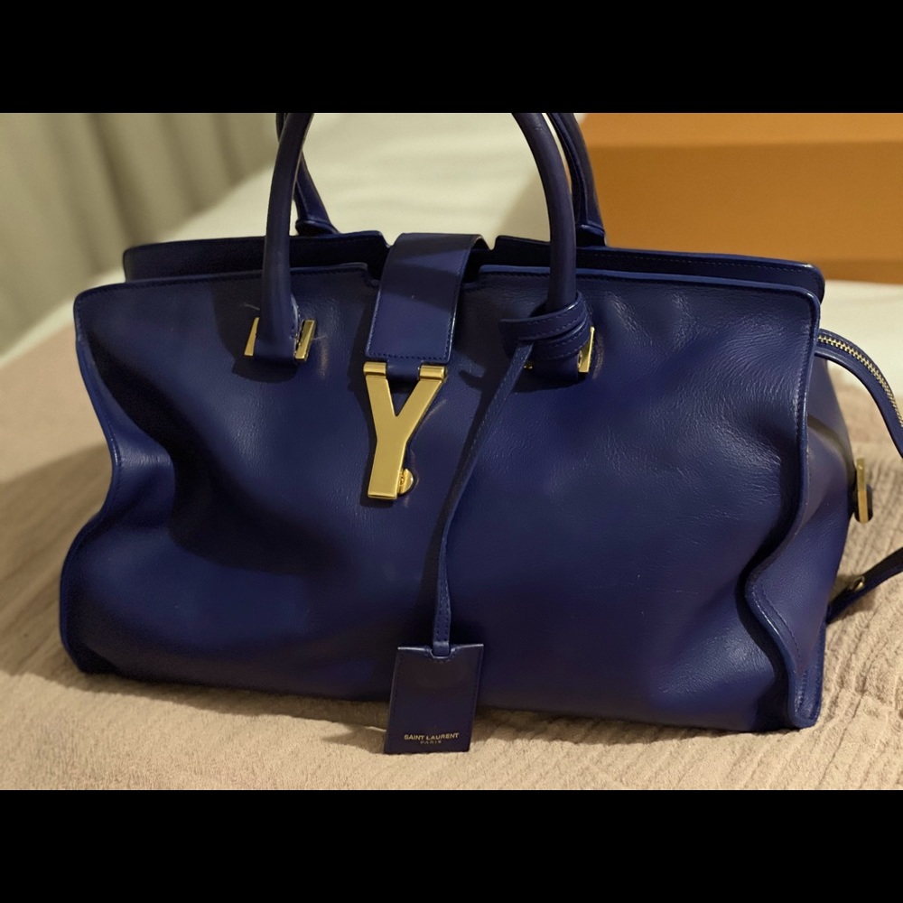 Ysl Tote Bag Indigo color